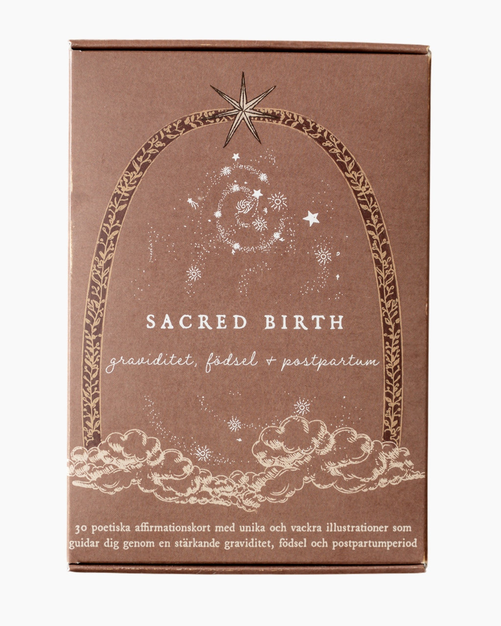 SACRED BIRTH AFFIRMATIONSKORT – Swedish text